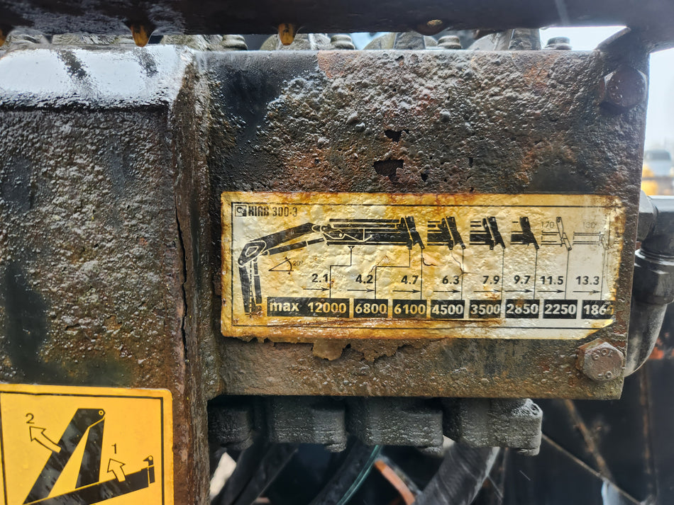 Hiab 300-3 - Kubota Engine